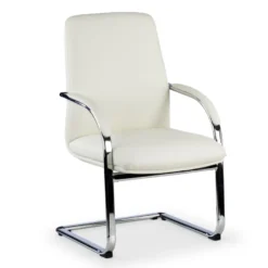 Poltrona Attesa Prestige , slitta pelle naturale