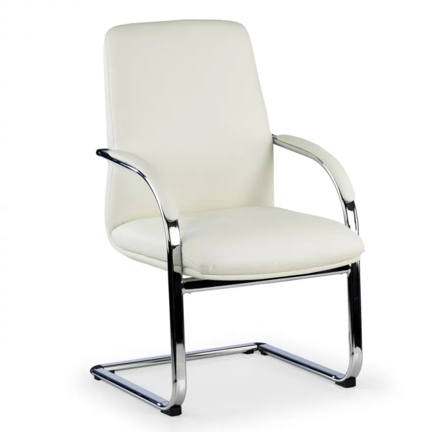 Poltrona Attesa Prestige , slitta pelle naturale