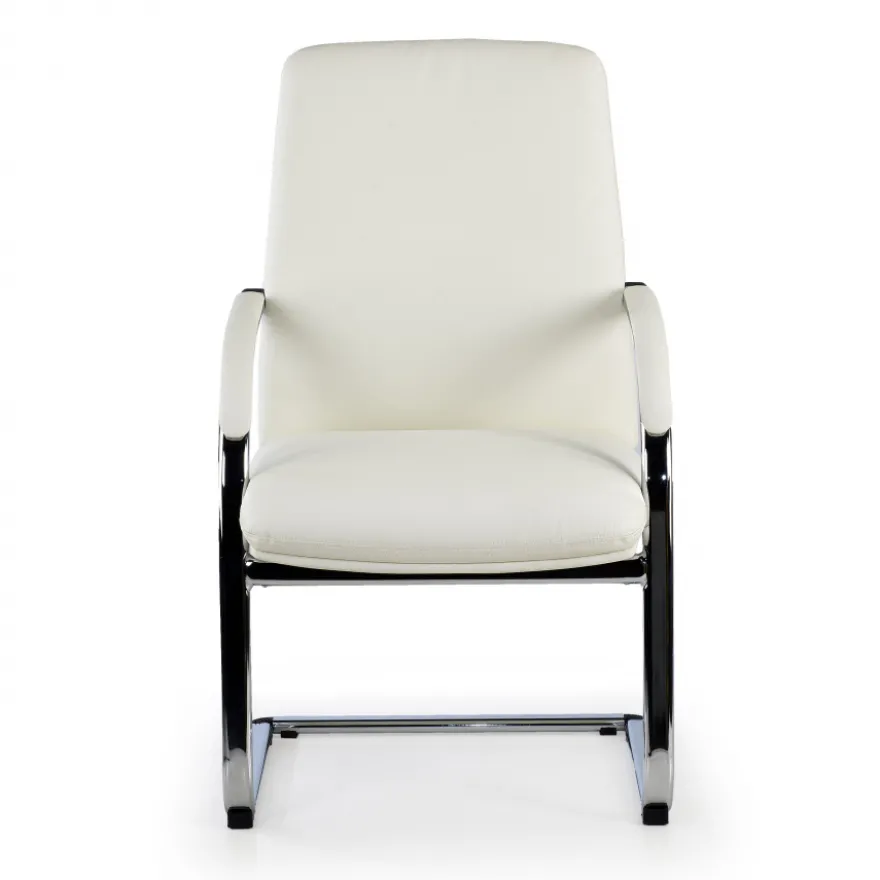 Poltrona Attesa Prestige , slitta pelle naturale