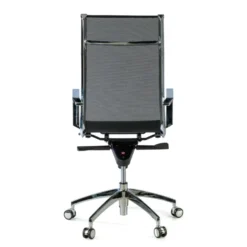Poltrona da ufficio design Brenton in rete, schienale alto