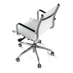 Poltrona da ufficio design Brenton in rete, schienale basso