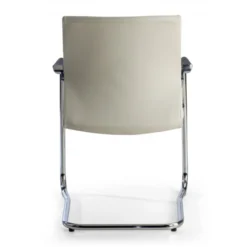 Poltrona Sala d'Atessa Adele, cantilever, Design Moderno, Pelle