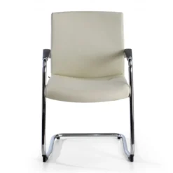 Poltrona Sala d'Atessa Adele, cantilever, Design Moderno, Pelle