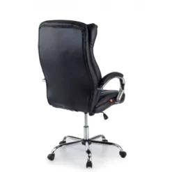 Poltrona Scrivania Lugano, design elegante, base metallica