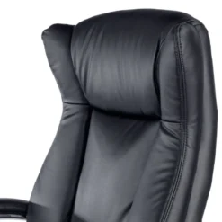 Poltrona Scrivania Lugano, design elegante, base metallica
