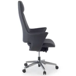 Poltrona Ufficio Design Dortmund, meccanismo relax, alluminio