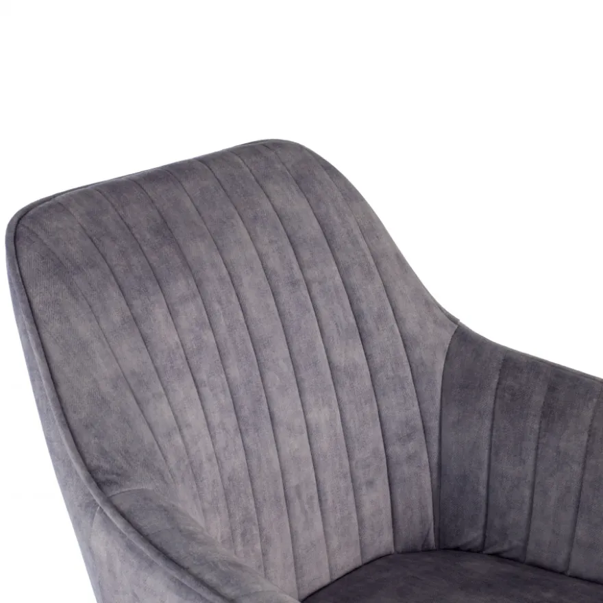 Poltroncina Girévole Ministry, struttura in acciaio