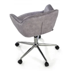 Poltroncina Girévole Ministry, struttura in acciaio