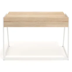 Scrivania Apex con cassetti e gambe di design