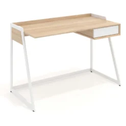 Scrivania Apex con cassetti e gambe di design