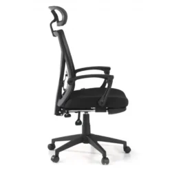 Sedia Computer con poggiapiedi estraibile Neo, rete