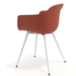 Sedia Conferenza Alice, 4 gambe, design avvolgente