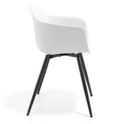 Sedia Conferenza Alice, 4 gambe, design avvolgente