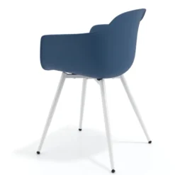 Sedia Conferenza Alice, 4 gambe, design avvolgente