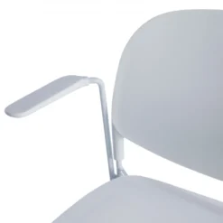 Sedia da Conferenza con braccioli Nadya, Pratica e impilabile