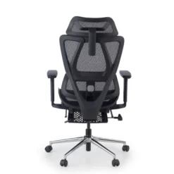 Sedia da scrivania ergonomica Sion con poggiapiedi estraibile