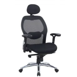 Sedia da Studio Ergonomica Hong Kong braccioli regolabili, poggiatesta