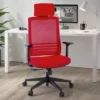 Sedia da Studio Magnum, con poggiatesta, rete