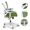 Sedia da ufficio ergonomica Akira white, meccanismo syncro