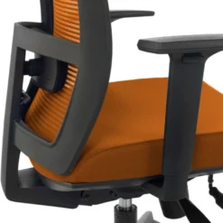 Sedia da ufficio ergonomica Akira, meccanismo syncro