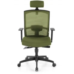Sedia da ufficio ergonomica Akira con poggiatesta