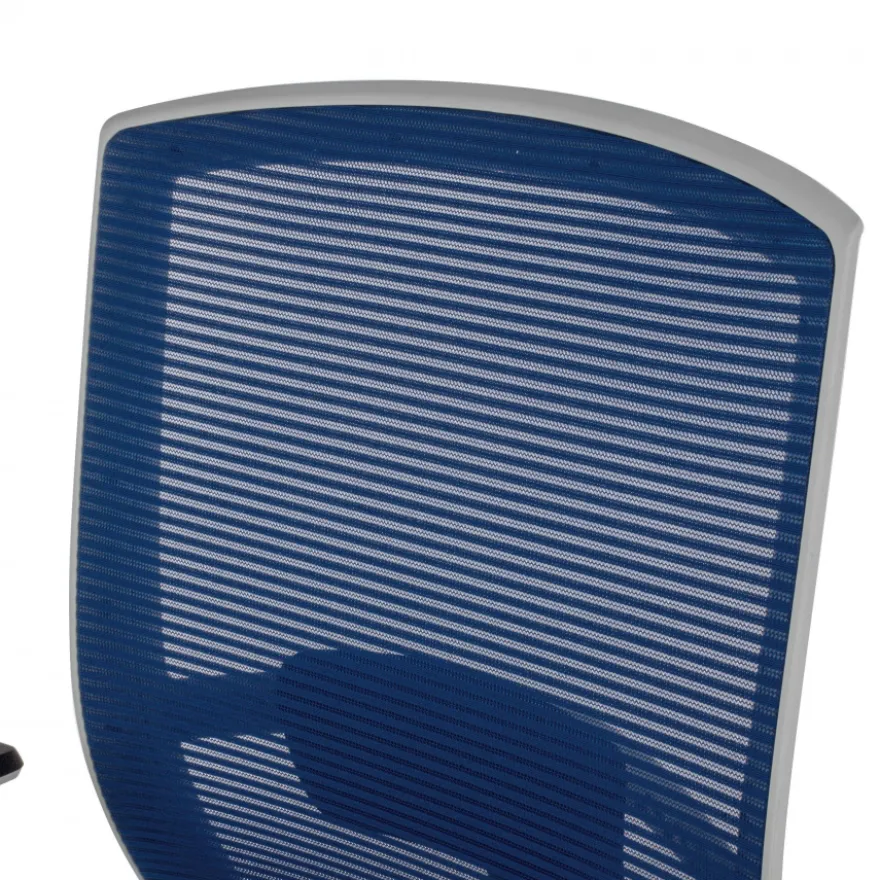 Sedia da ufficio ergonomica Akira white, meccanismo syncro