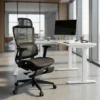 Sedia da ufficio ergonomica con poggiapiedi Balance Pro, Braccioli 3D