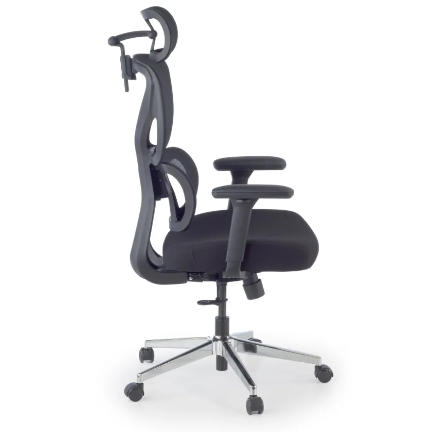 Sedia da Ufficio Ergonomica Erghos Air, Braccioli 3D, Seduta Imbottita