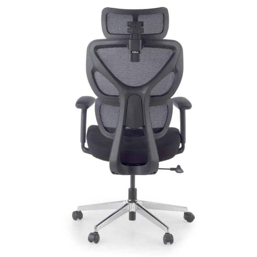 Sedia da Ufficio Ergonomica Erghos Air, Braccioli 3D, Seduta Imbottita