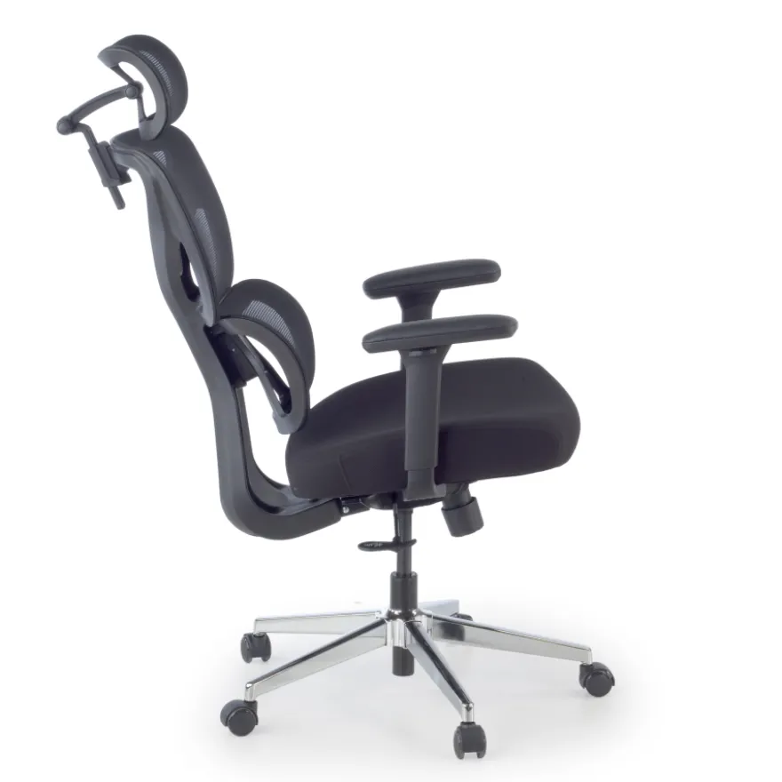 Sedia da Ufficio Ergonomica Erghos Air, Braccioli 3D, Seduta Imbottita