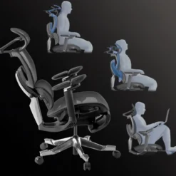 Sedia da ufficio ergonomica premium X4Pro, prestazioni massime