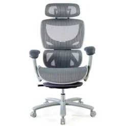 Sedia da Ufficio Ergonomica Sakura white, schienale reclinabile