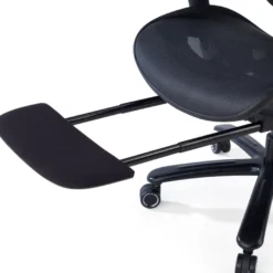Sedia da Ufficio Ergonomica Sakura black, schienale reclinabile