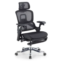 Sedia da ufficio ergonomica ZenMax con poggiapiedi, massime prestazioni