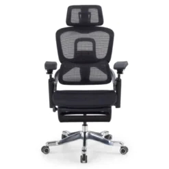 Sedia da ufficio ergonomica ZenMax con poggiapiedi, massime prestazioni