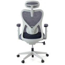 Sedia da Ufficio Fusion White, supporto lombare
