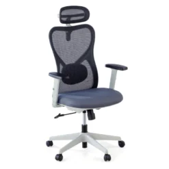 Sedia da Ufficio Fusion White, supporto lombare