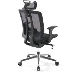 Sedia da ufficio giapponese Hiro, syncro, braccioli 4D, con poggiatesta