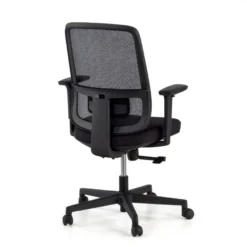 Sedia da ufficio professionale Kaito black, utilizzo di 8 ore