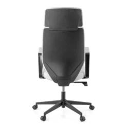 Sedia da ufficio Saranto, schienale alto, rivestimento similpelle