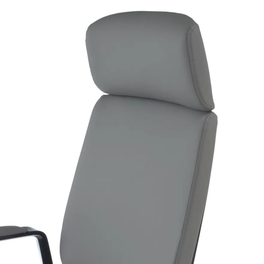 Sedia da ufficio Saranto, schienale alto, rivestimento similpelle