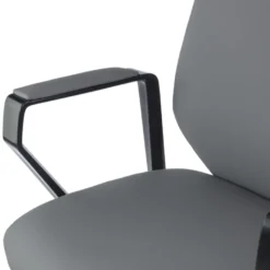 Sedia da ufficio Saranto, schienale alto, rivestimento similpelle