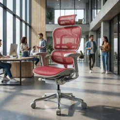 Sedia direzionale ergonomica Ergohuman Elite, Struttura bianca