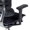 Sedia Ergohuman Ultra, sedile e schienale imbottiti, struttura nera