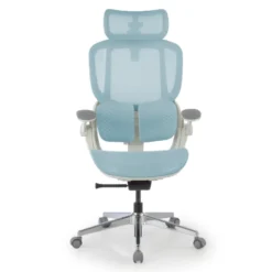 Sedia ergonomica con poggiatesta Erghos One, ortopedica, doppio supporto lombare