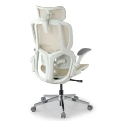 Sedia ergonomica con poggiatesta Erghos One, ortopedica, doppio supporto lombare