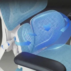Sedia ergonomica Erghos One, ortopedica, doppio supporto lombare