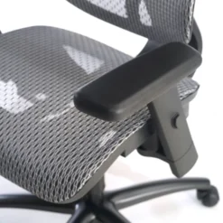 Sedia Ergonomica Ergocity, cuscino lombare, braccioli 3D