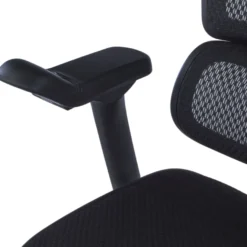 Sedia Ergonomica Ergohuman Elite, seduta imbottita, struttura nera