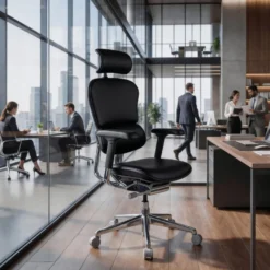 Sedia Ergonomica Ergohuman Elite, pelle naturale